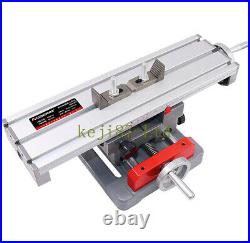 X Y Axis Mini Bench Cross Slide ViseTable Milling Drilling Fixture Worktable Set