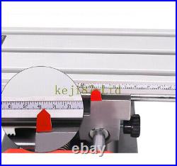 X Y Axis Mini Bench Cross Slide ViseTable Milling Drilling Fixture Worktable Set