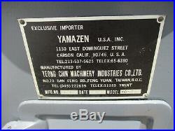YAMAZEN 1-1/2 HP MAXMILL VERTICAL RAM TYPE MILL With DRO POWERFEED BRIDGEPORT COPY