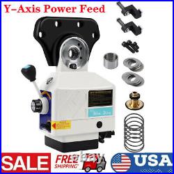 Y-AXIS Power Feed Milling Machine 450in-lb 0-200RPM Power Feed Table Milling