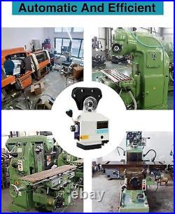 Y-AXIS Power Feed Milling Machine 450in-lb 0-200RPM Power Feed Table Milling