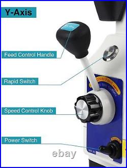 Y-AXIS Power Feed Milling Machine 450in-lb 0-200RPM Power Feed Table Milling